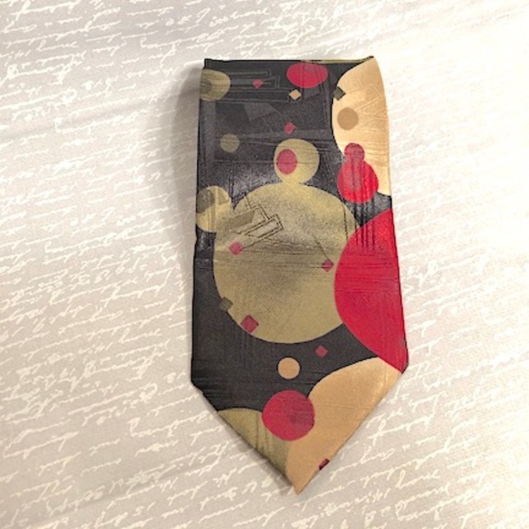 CHRISTIAN ARMAND NY HAND MADE SILK TIE - Picture 3 of 3